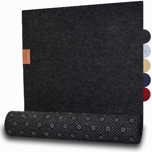  felt desk mat with Antislip dot 